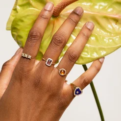 Bague Amethyste Carree