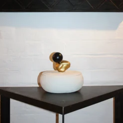 Boite A Bijoux (Blanc, Or, Noir)