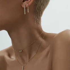 Boucle D'Oreille Infini Bronte Dore