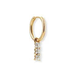 Boucle D'Oreille Trio Bronte Dore