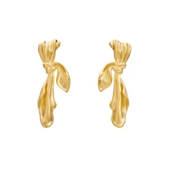 Boucles D'Oreilles En Tissu Dore (Or)