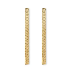 Boucles D'Oreilles Fines Fil D'Or