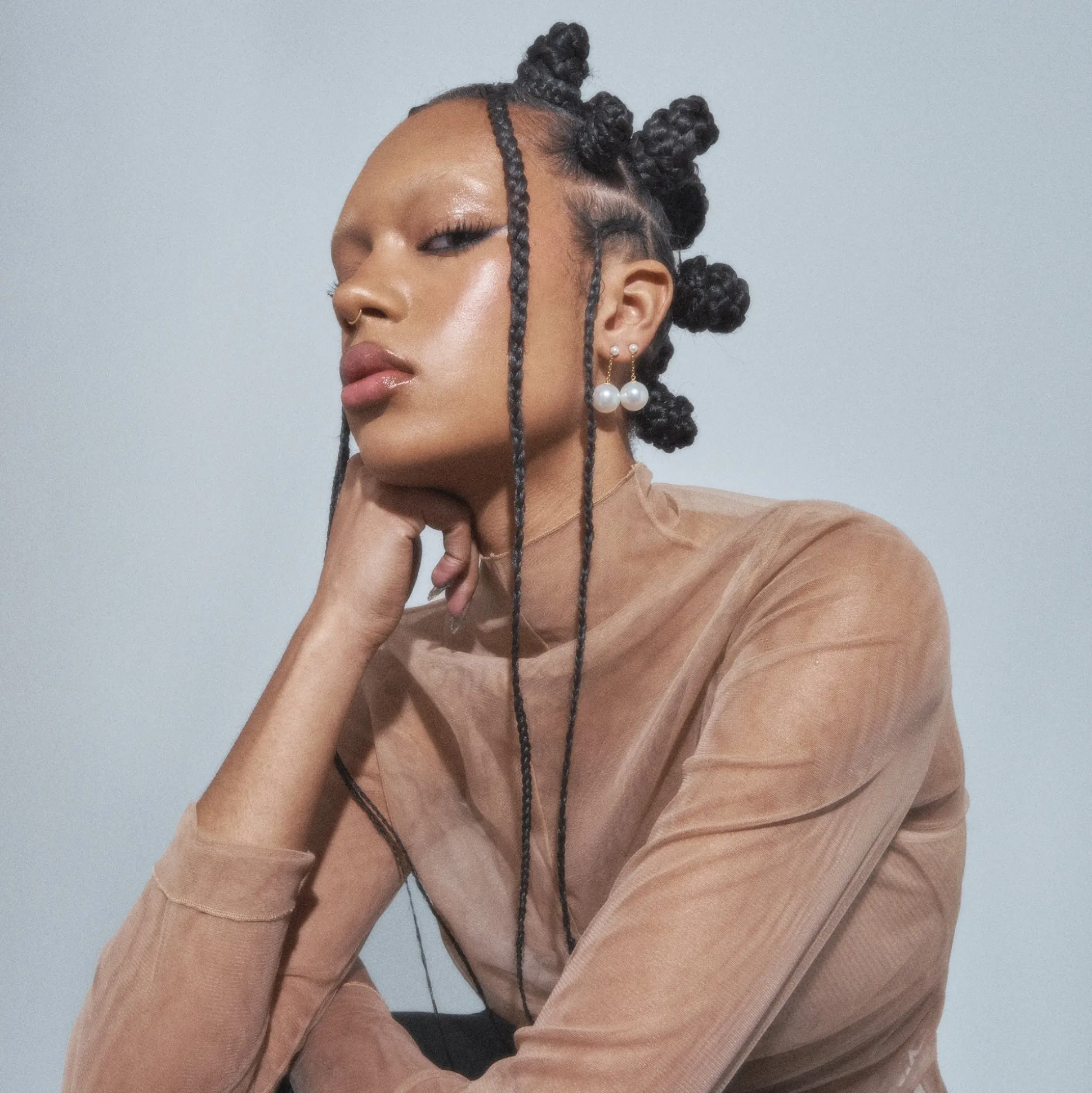 Boucles D'Oreilles Perles Atta