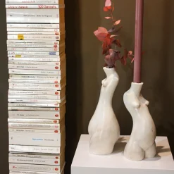 Bougeoir Tit For Tat Court (Marbre Mat)