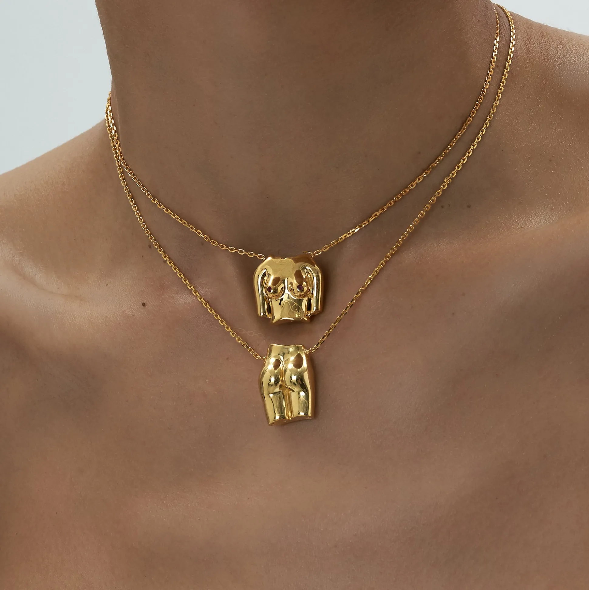 Collier Rubis Boobies (Poli)