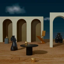 Paire De Salieres Et Poivrieres Pour Le Corps (Beige, Noir)