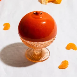 Pot A Mesanges En Sucre (Orange Brillant)