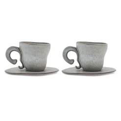 Renversez Les Tasses De The (Gris Tachete De Rousseur Mat)