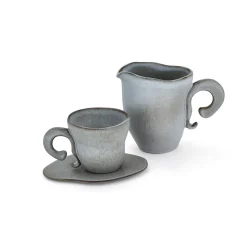 Renversez Les Tasses De The (Gris Tachete De Rousseur Mat)