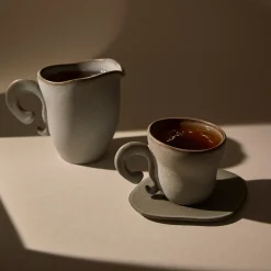 Renversez Les Tasses De The (Gris Tachete De Rousseur Mat)