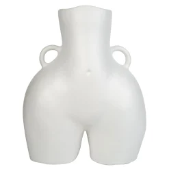 Vase Avec Poignees D'Amour (Blanc)