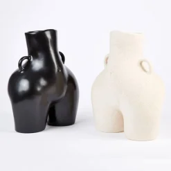 Vase Poignees D'Amour (Beige Mouchete)