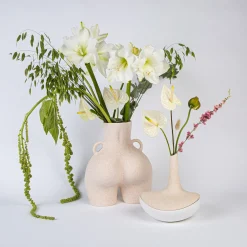 Vase Poignees D'Amour (Beige Mouchete)